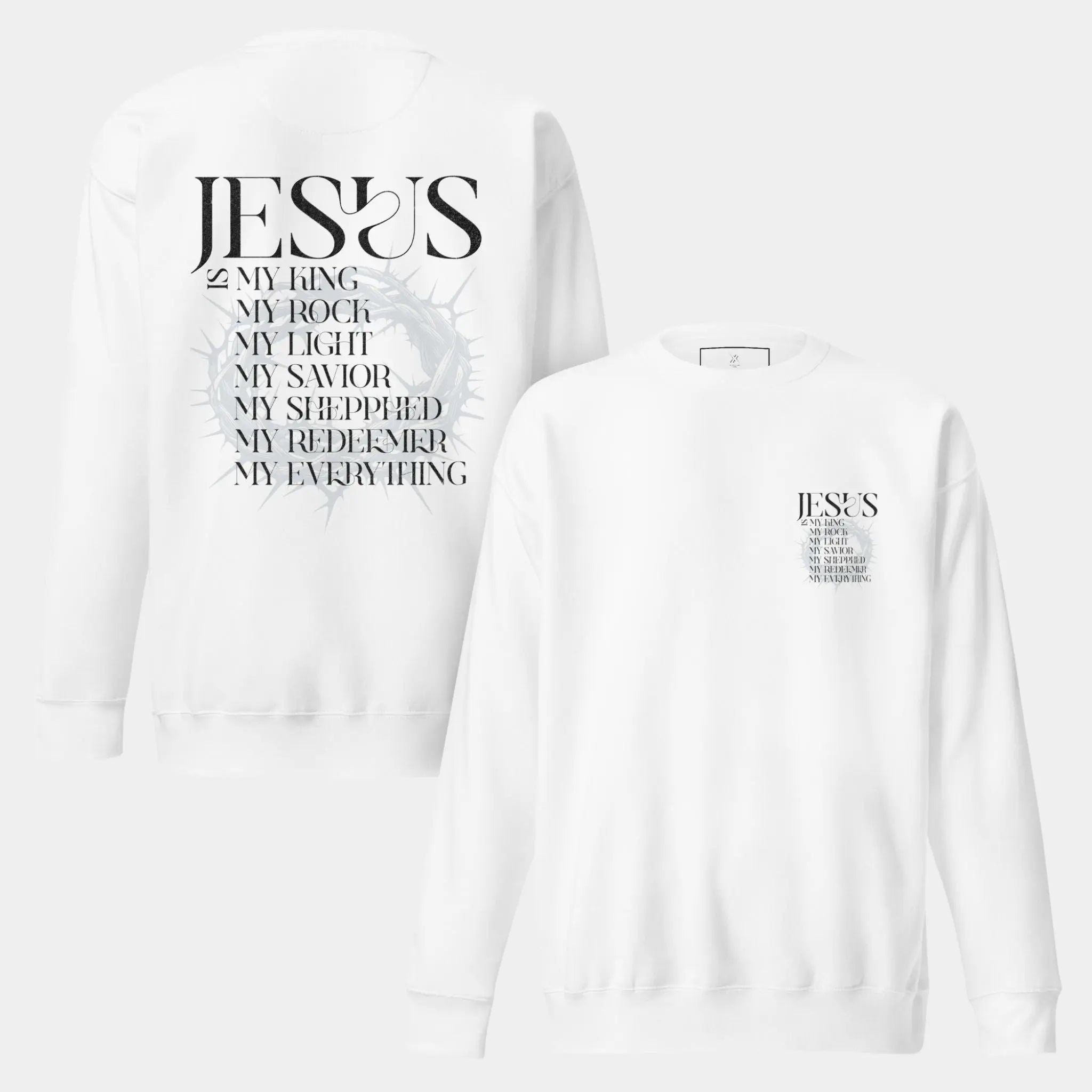 Jesus My Everything - White - Crossroads Creations