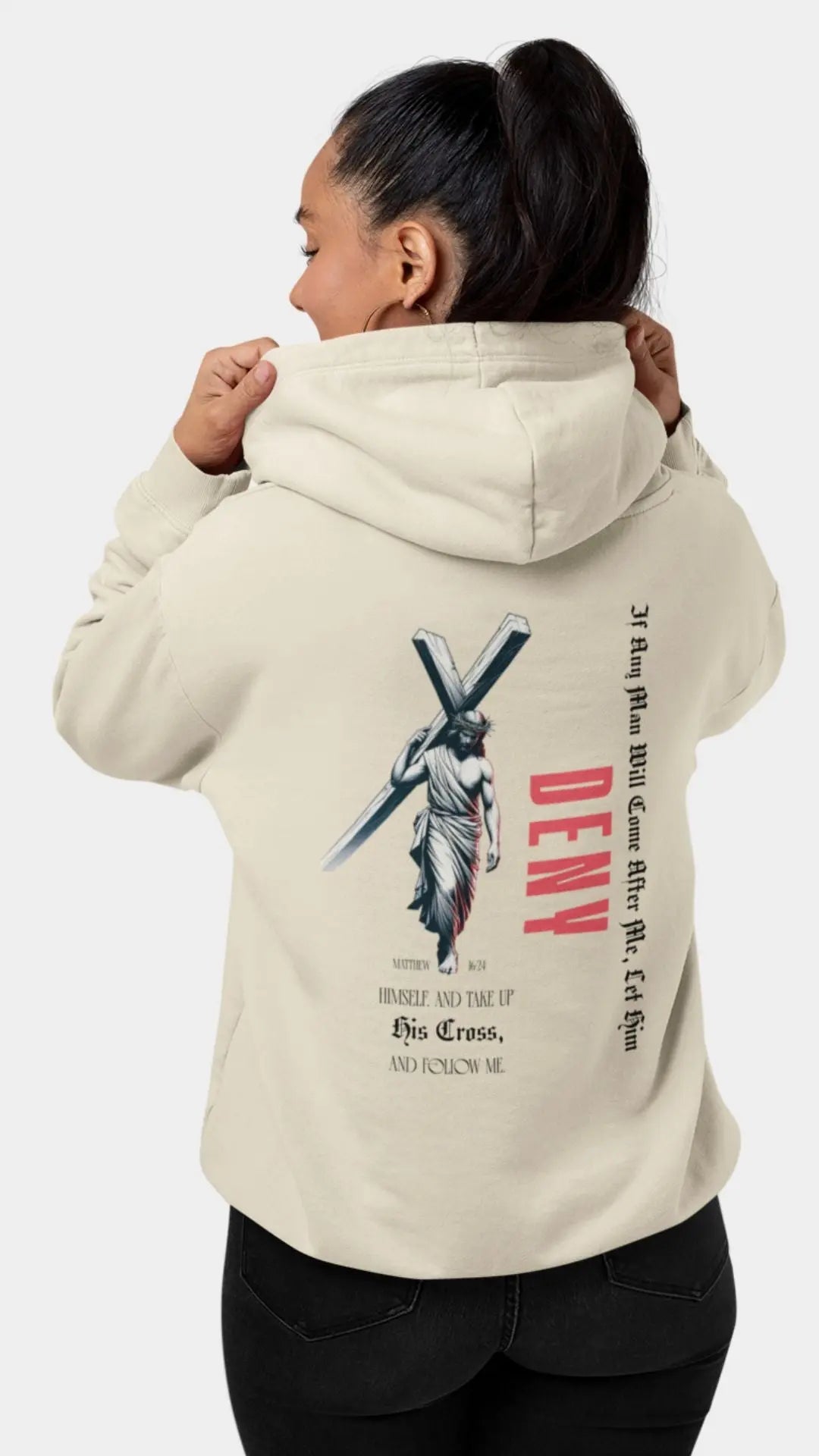 Deny Yourself Hoodie - Crossroads Creations