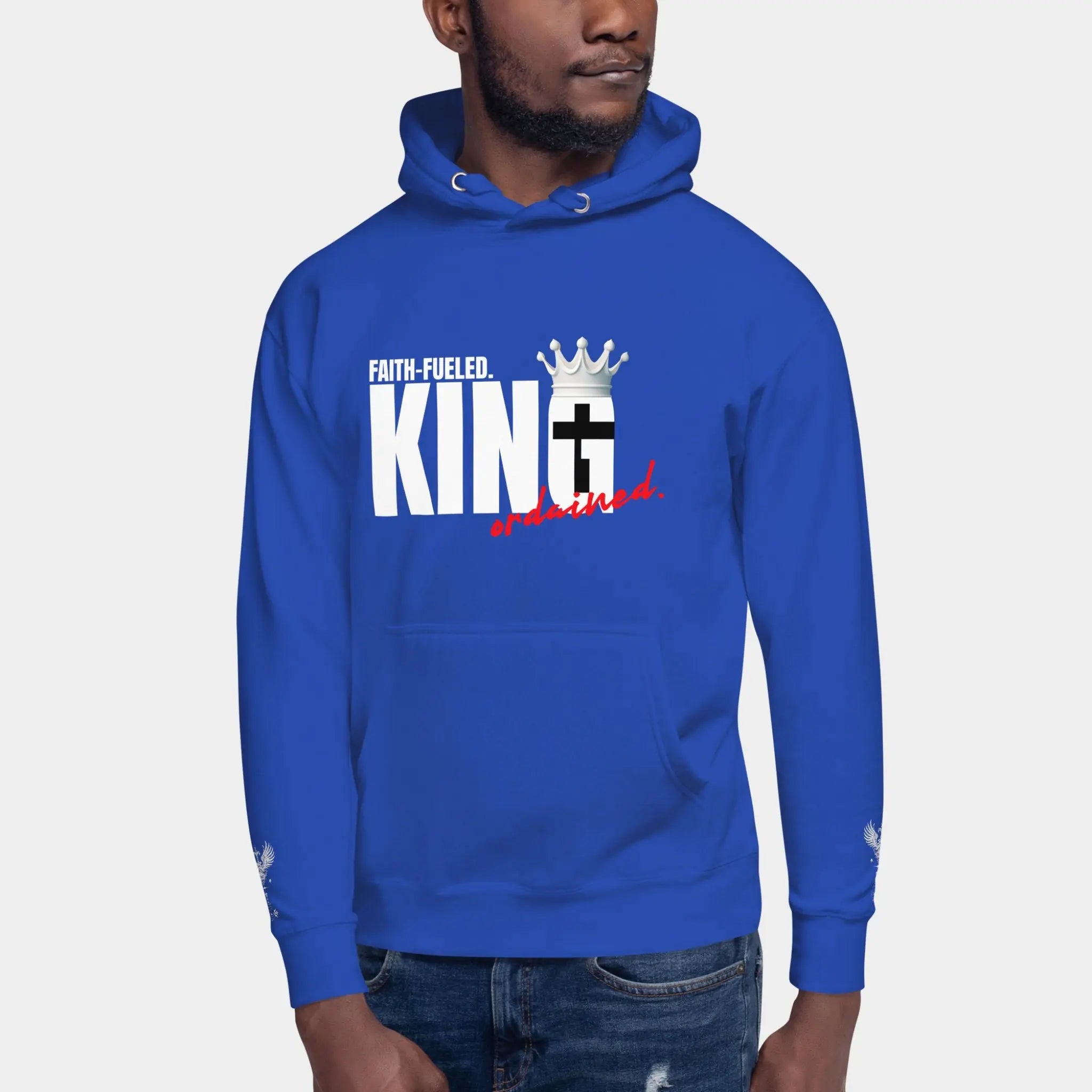 Faith - Fueled King Hoodie - Crossroads Creations