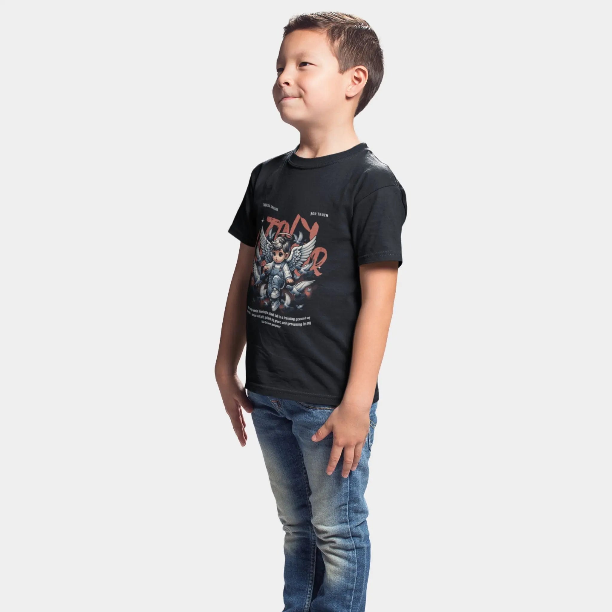 Fun Angel Warrior Tee - Crossroads Creations