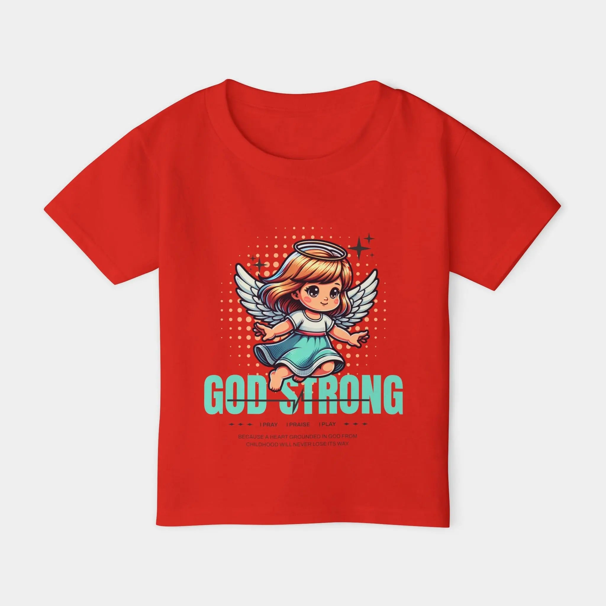 God Strong Toddler Tee - Crossroads Creations