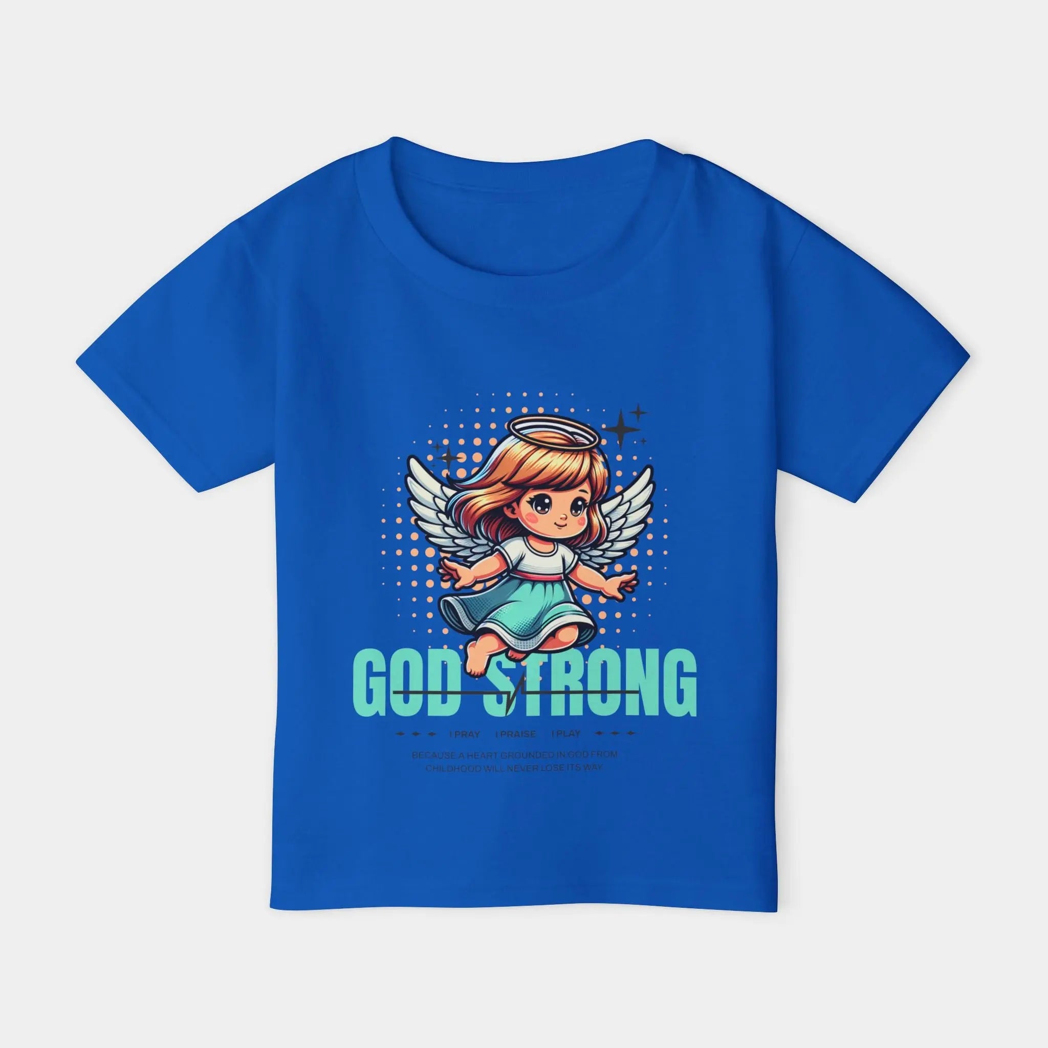 God Strong Toddler Tee - Crossroads Creations