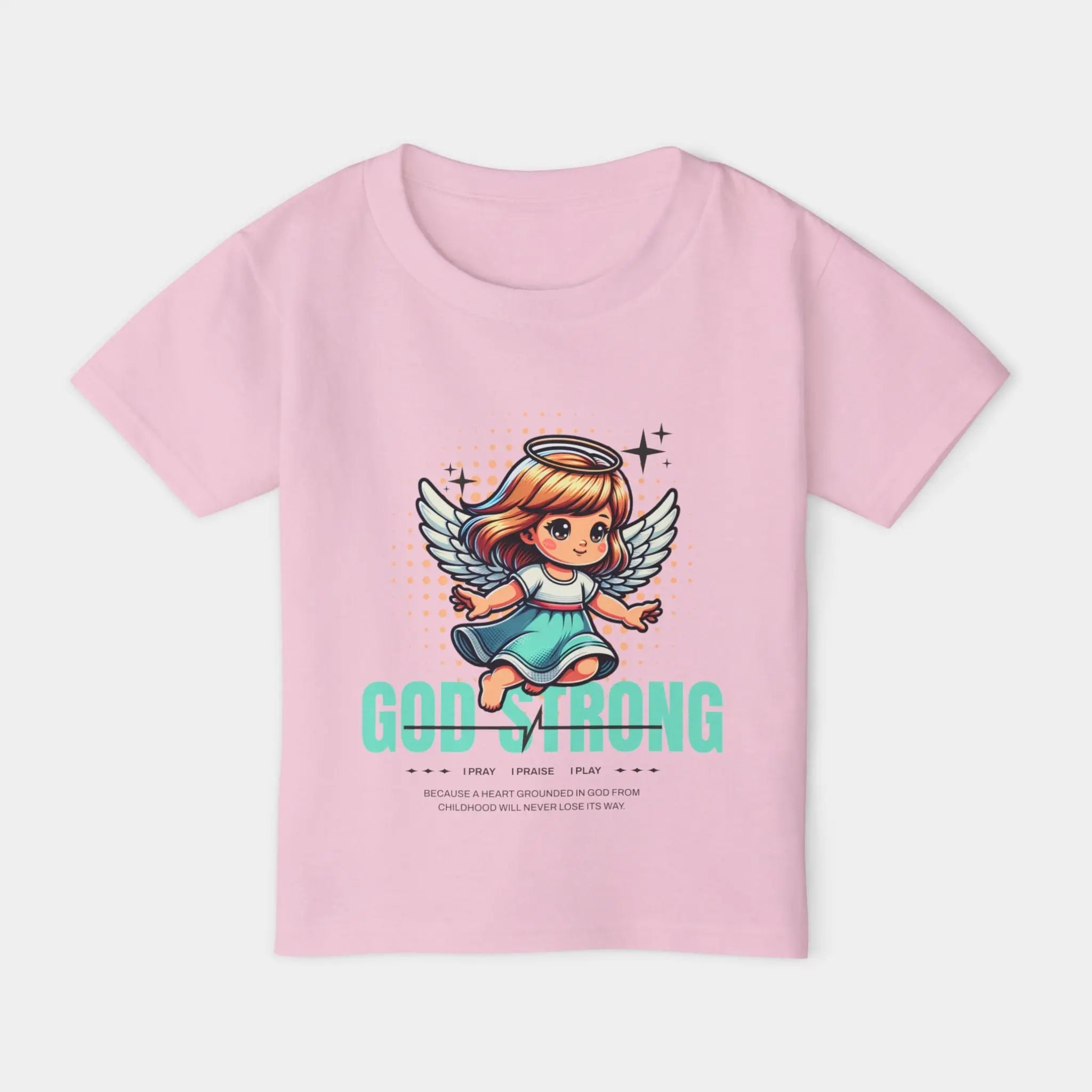 God Strong Toddler Tee - Crossroads Creations