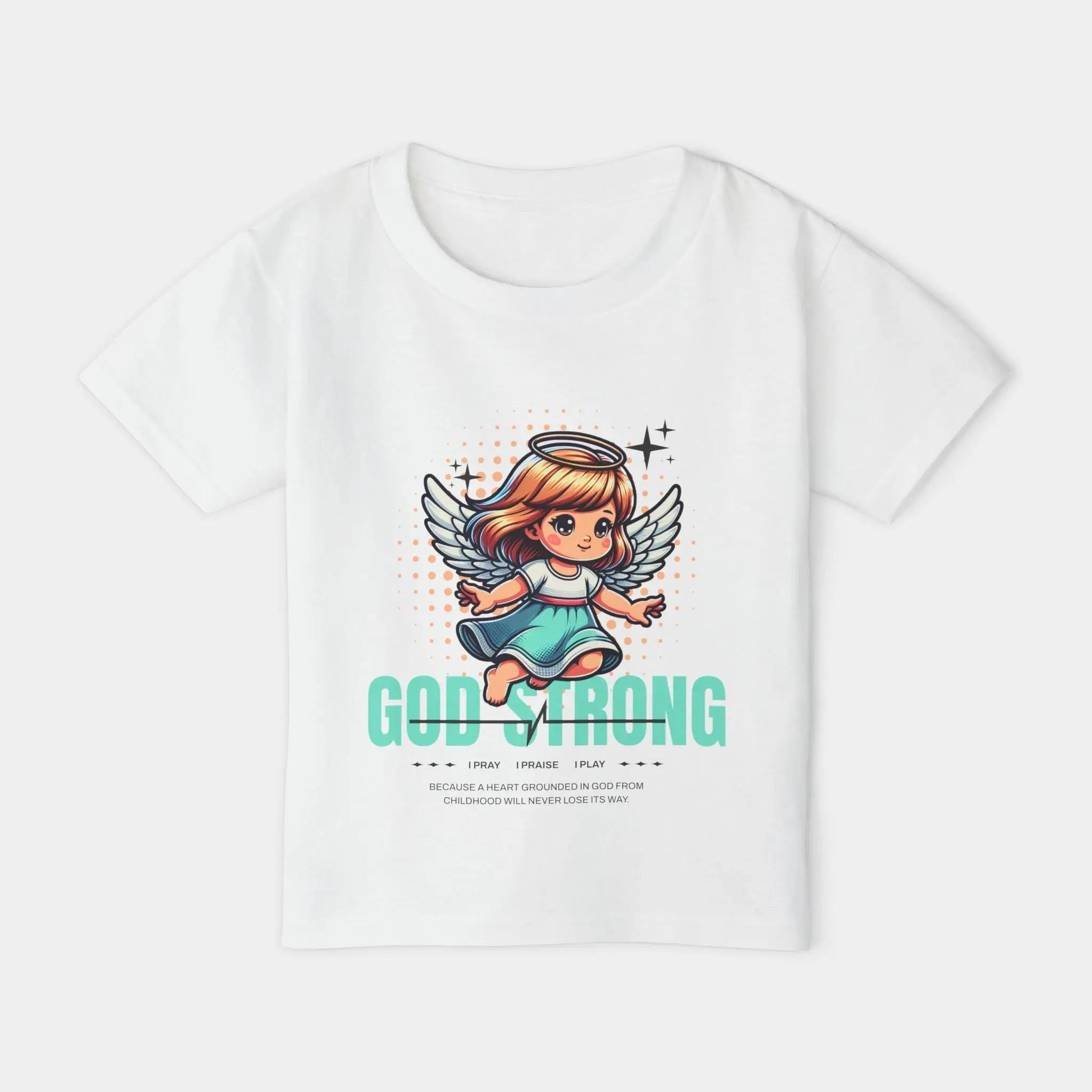 God Strong Toddler Tee - Crossroads Creations