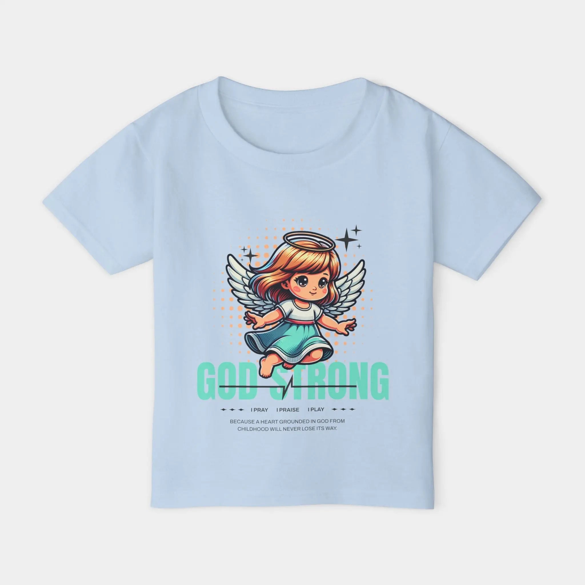 God Strong Toddler Tee - Crossroads Creations