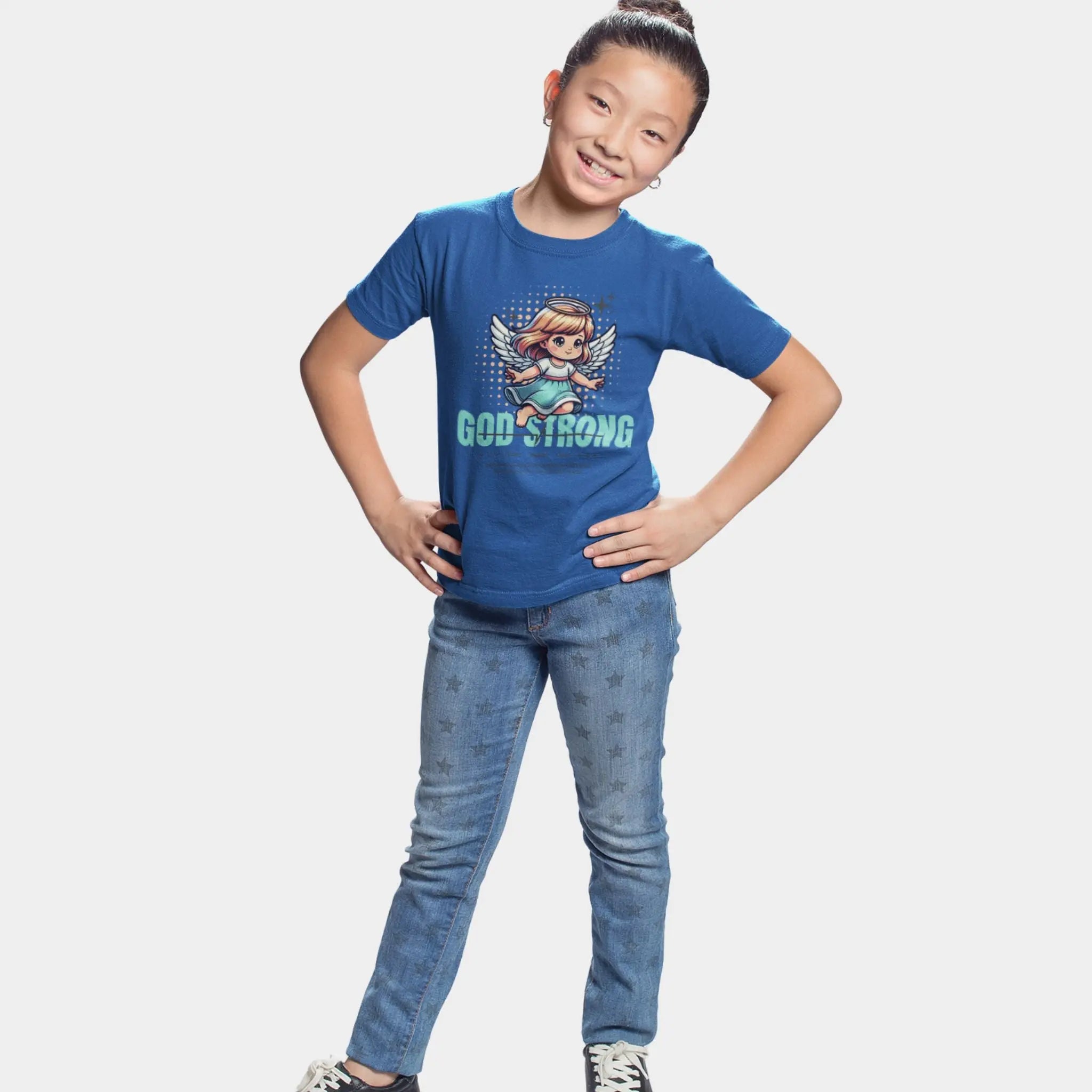 God Strong Toddler Tee - Crossroads Creations