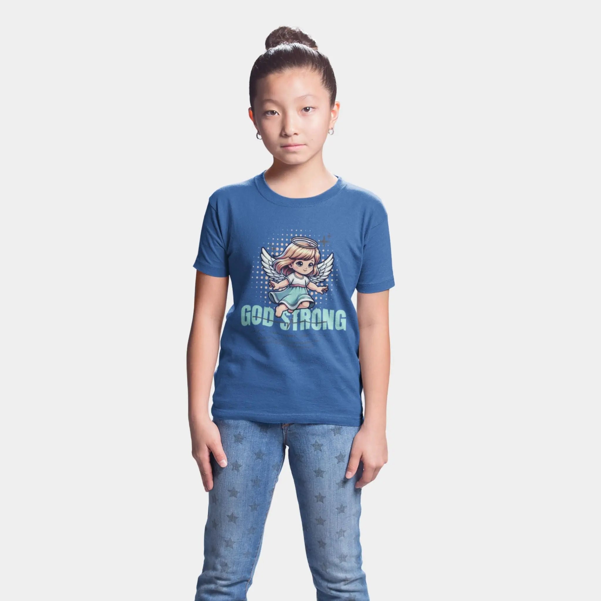 God Strong Toddler Tee - Crossroads Creations