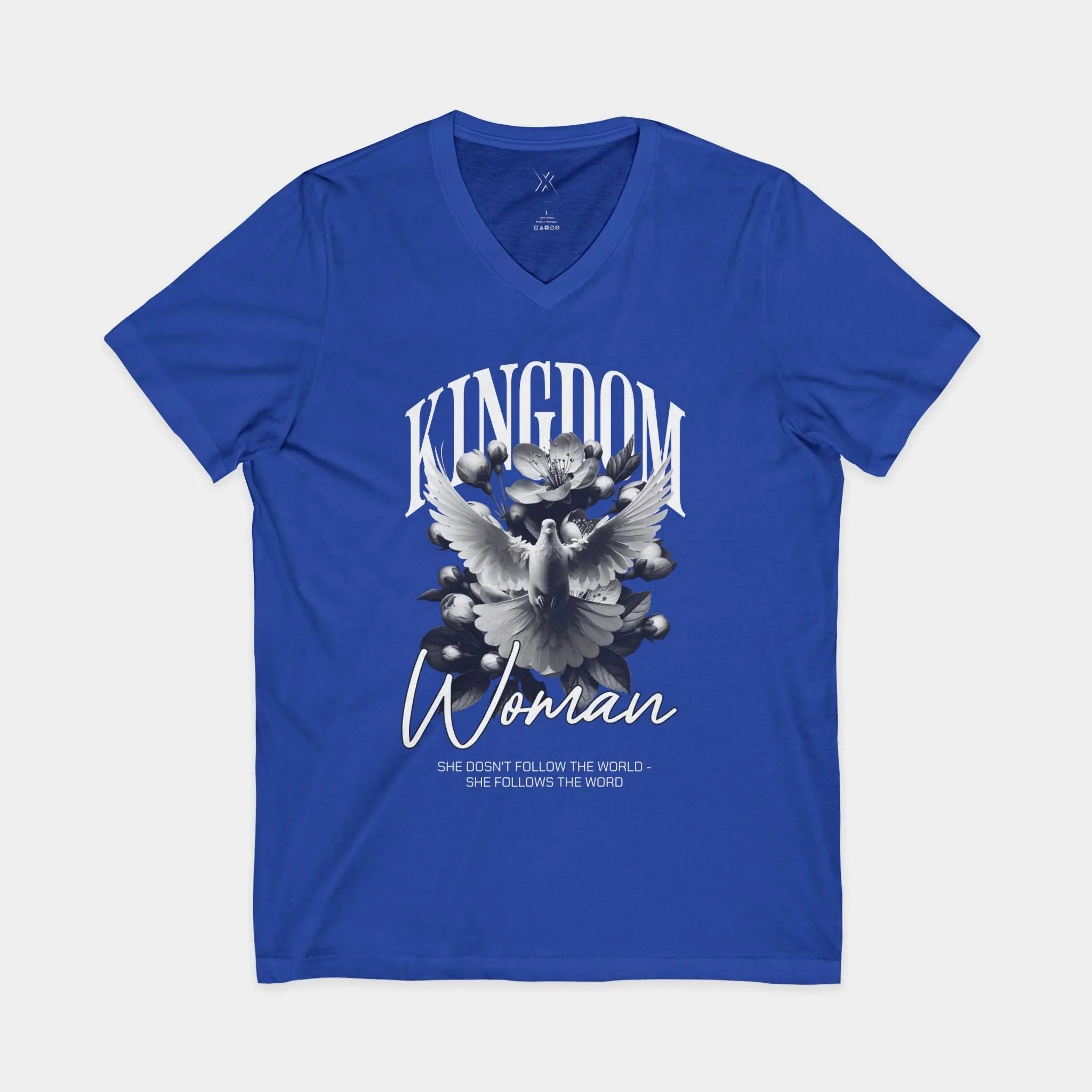 Kingdom Woman V - Neck Tee - Crossroads Creations