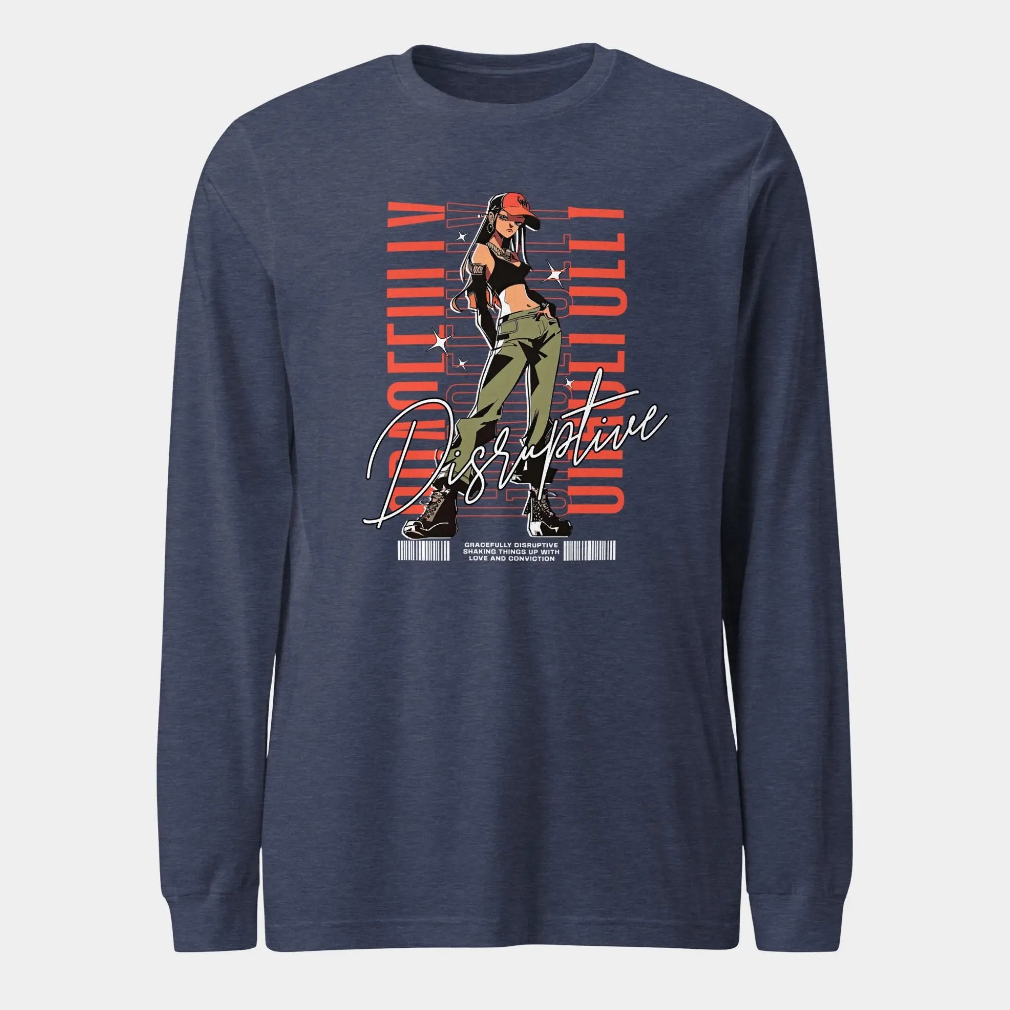 Gracefully Disruptive Women's Long Sleeve Tee - Crossroads Creations