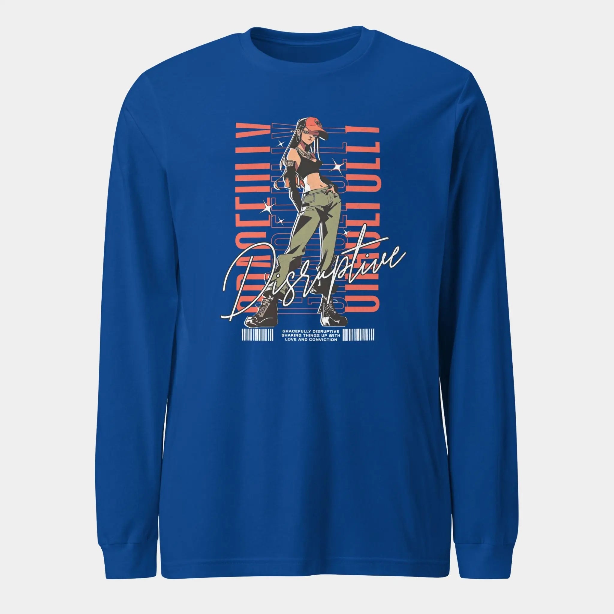 Gracefully Disruptive Women's Long Sleeve Tee - Crossroads Creations