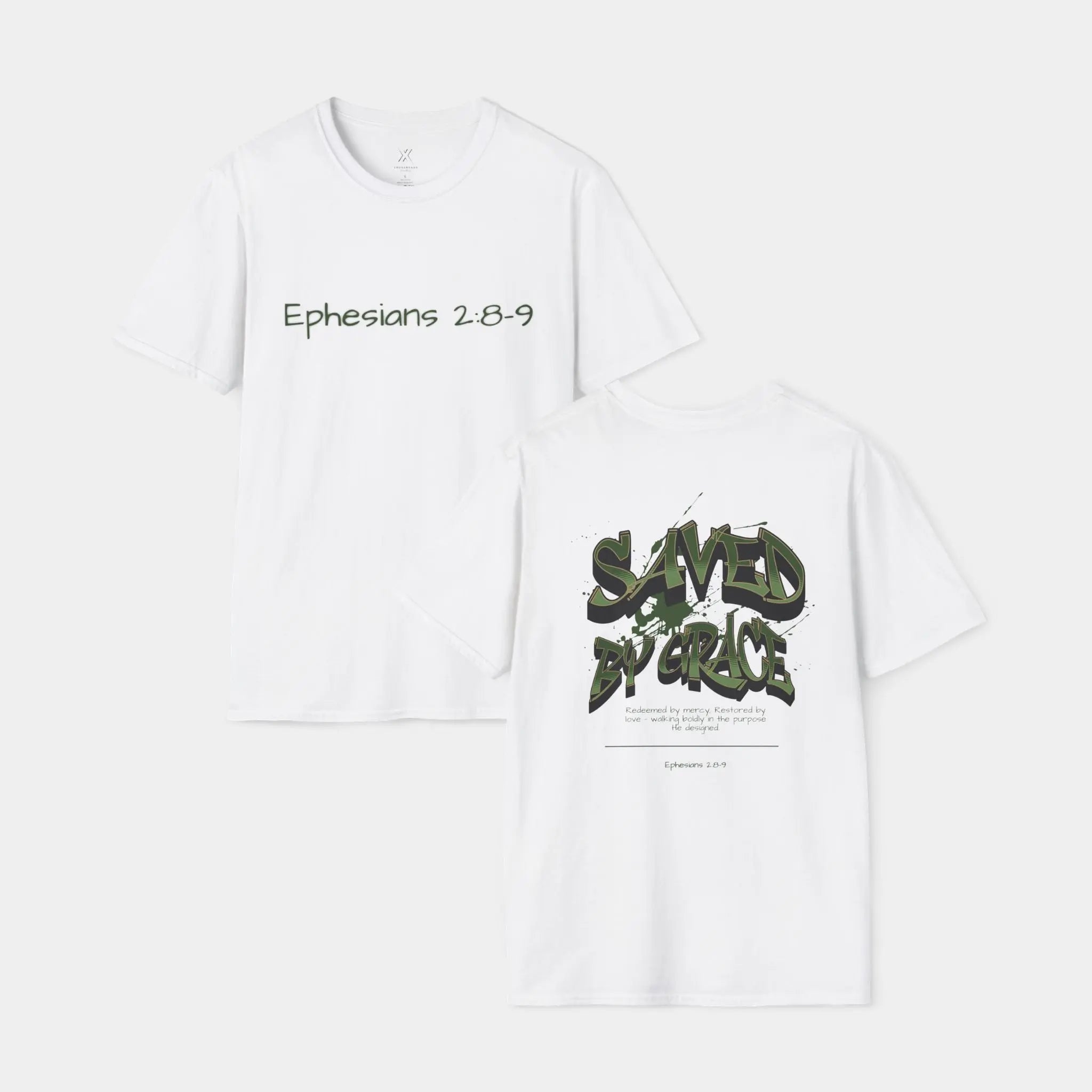 Saved By Grace Tee - Crossroads Creations