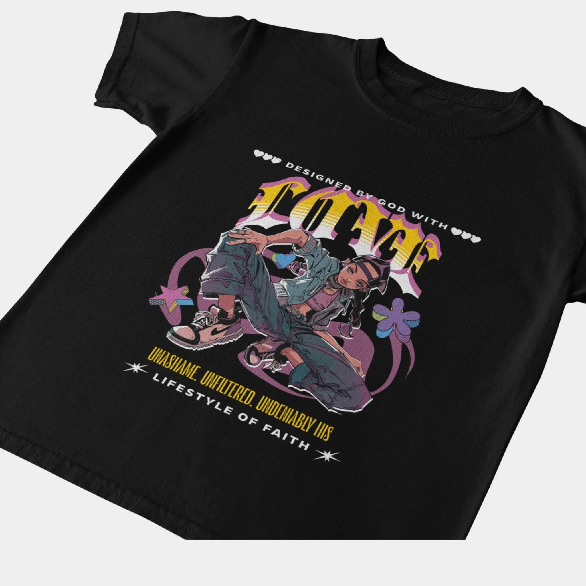 Designed by God With Love Tee - Crossroads Creations