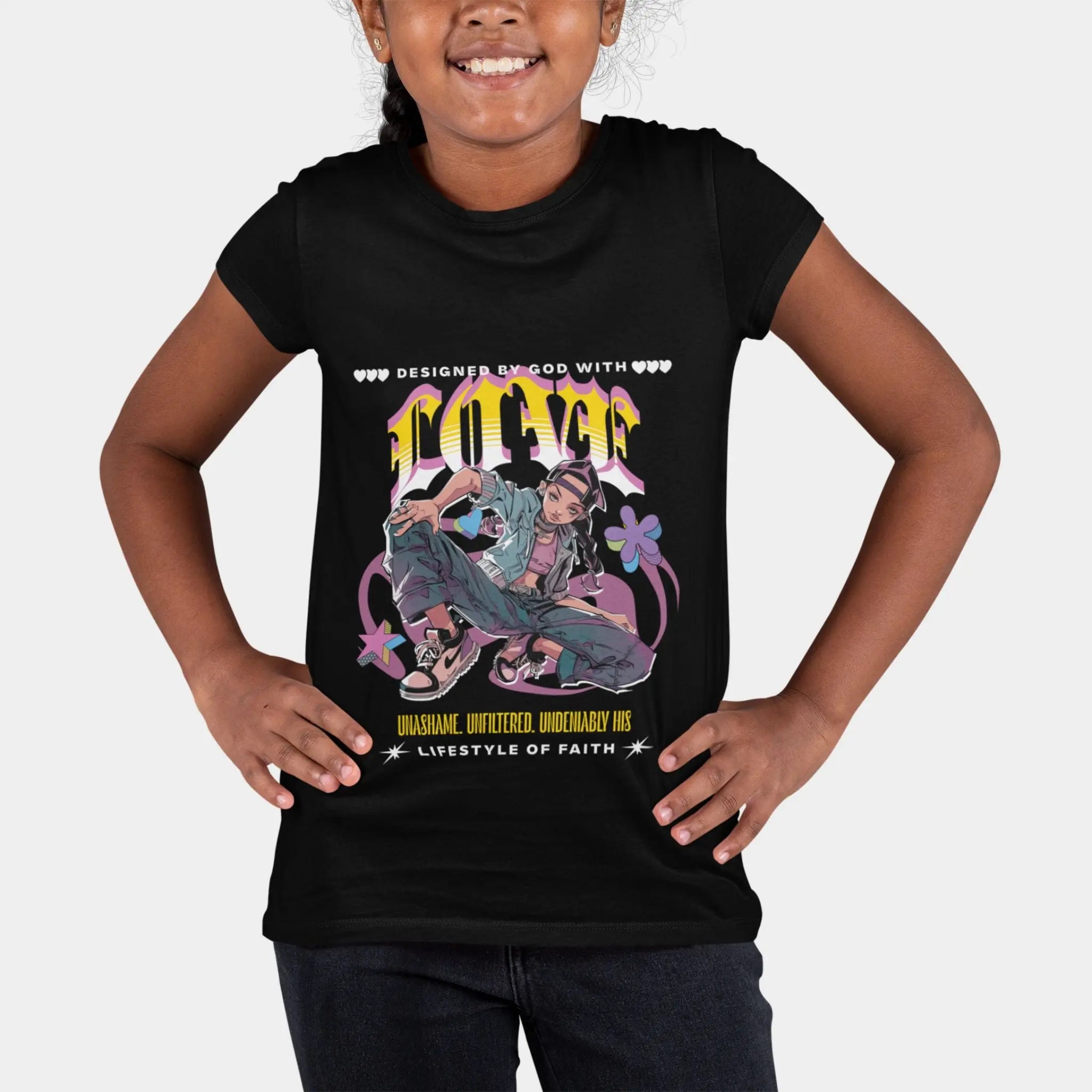 Designed by God With Love Tee - Crossroads Creations
