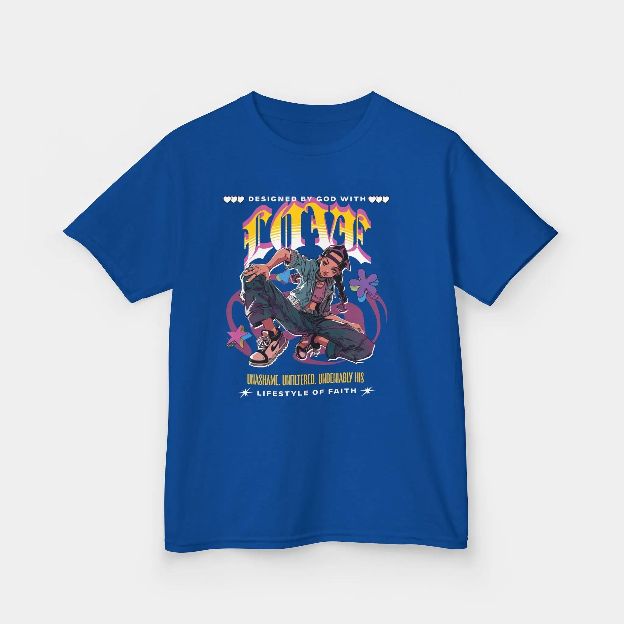 Designed by God With Love Tee - Crossroads Creations
