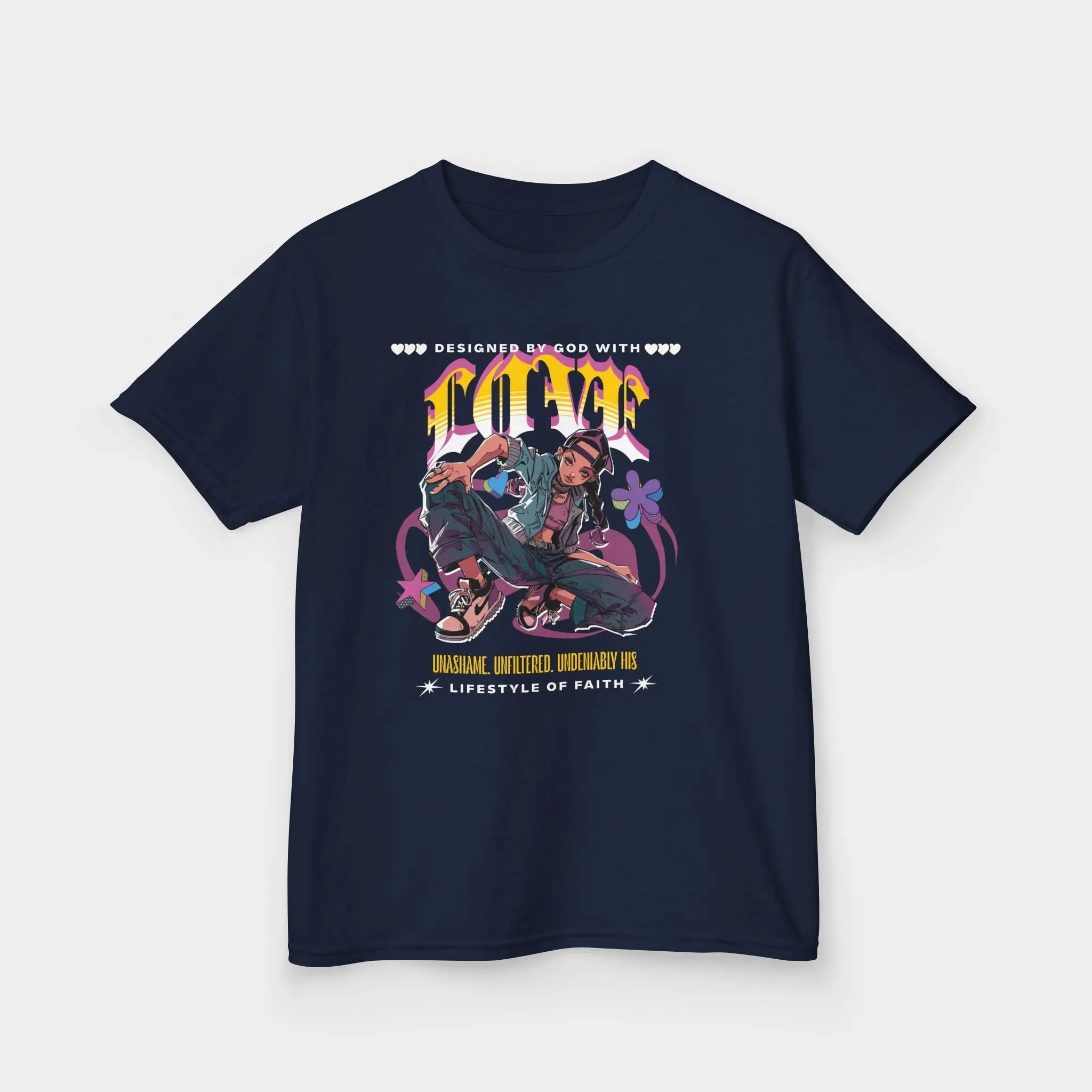 Designed by God With Love Tee - Crossroads Creations