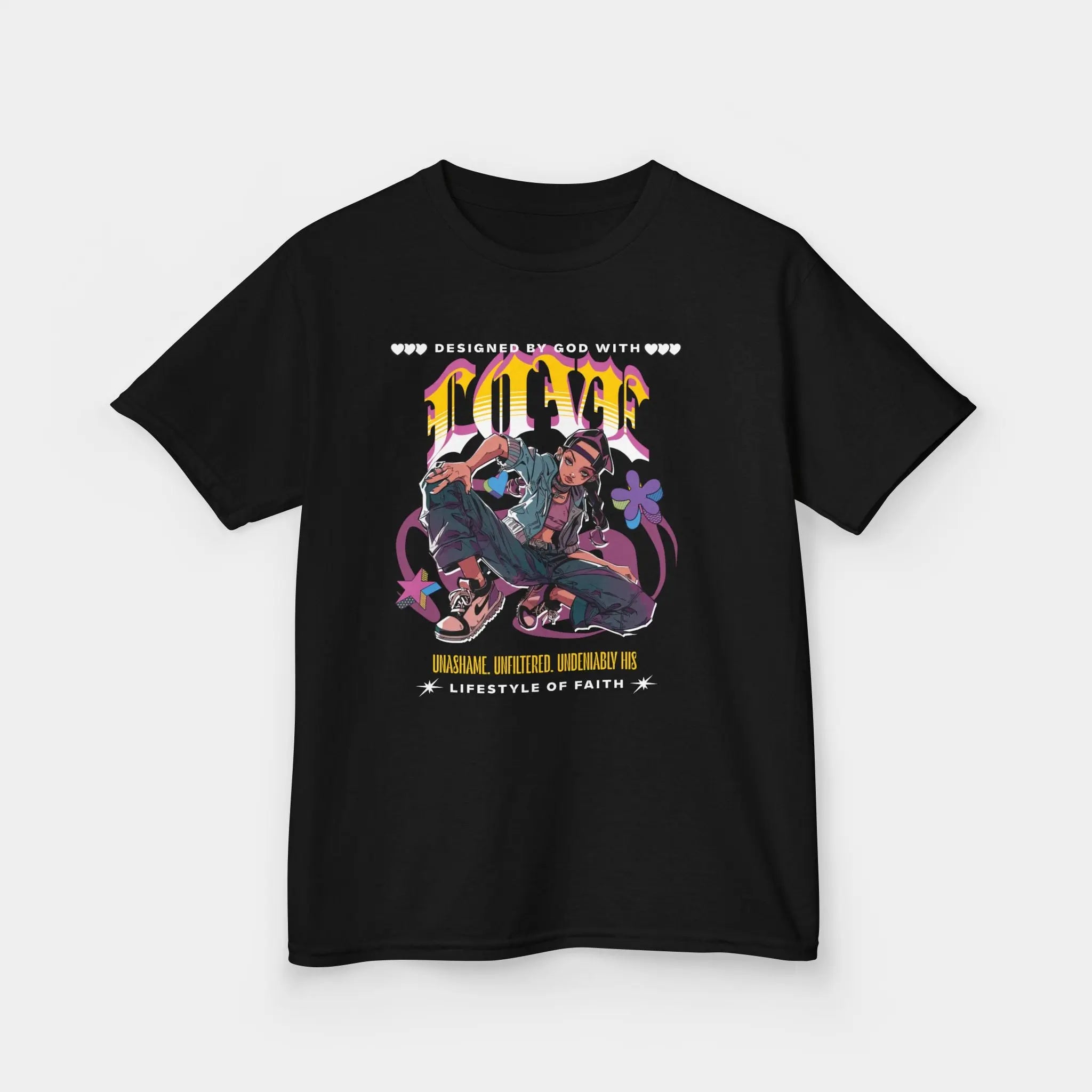 Designed by God With Love Tee - Crossroads Creations