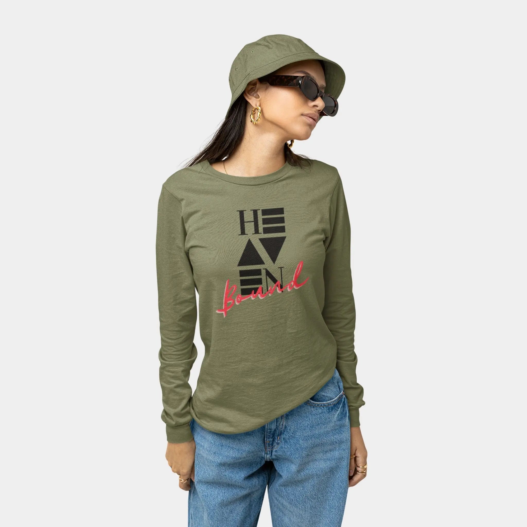 Heaven Bound Long Sleeve Tee - Crossroads Creations