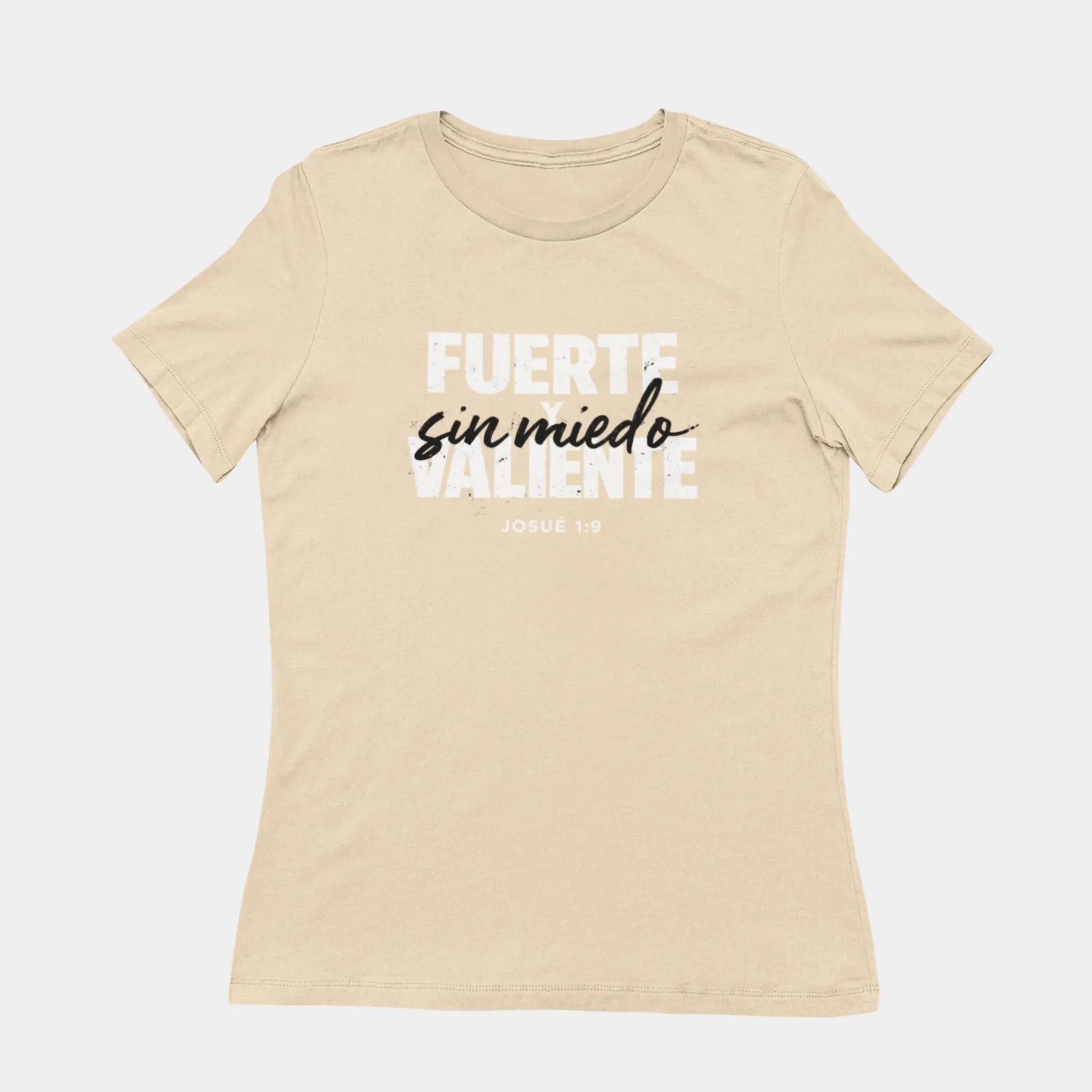 Fuerte sin Miedo Tee - Crossroads Creations