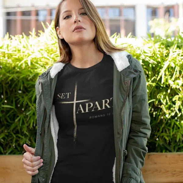 Set Apart Cross Tee - Crossroads Creations