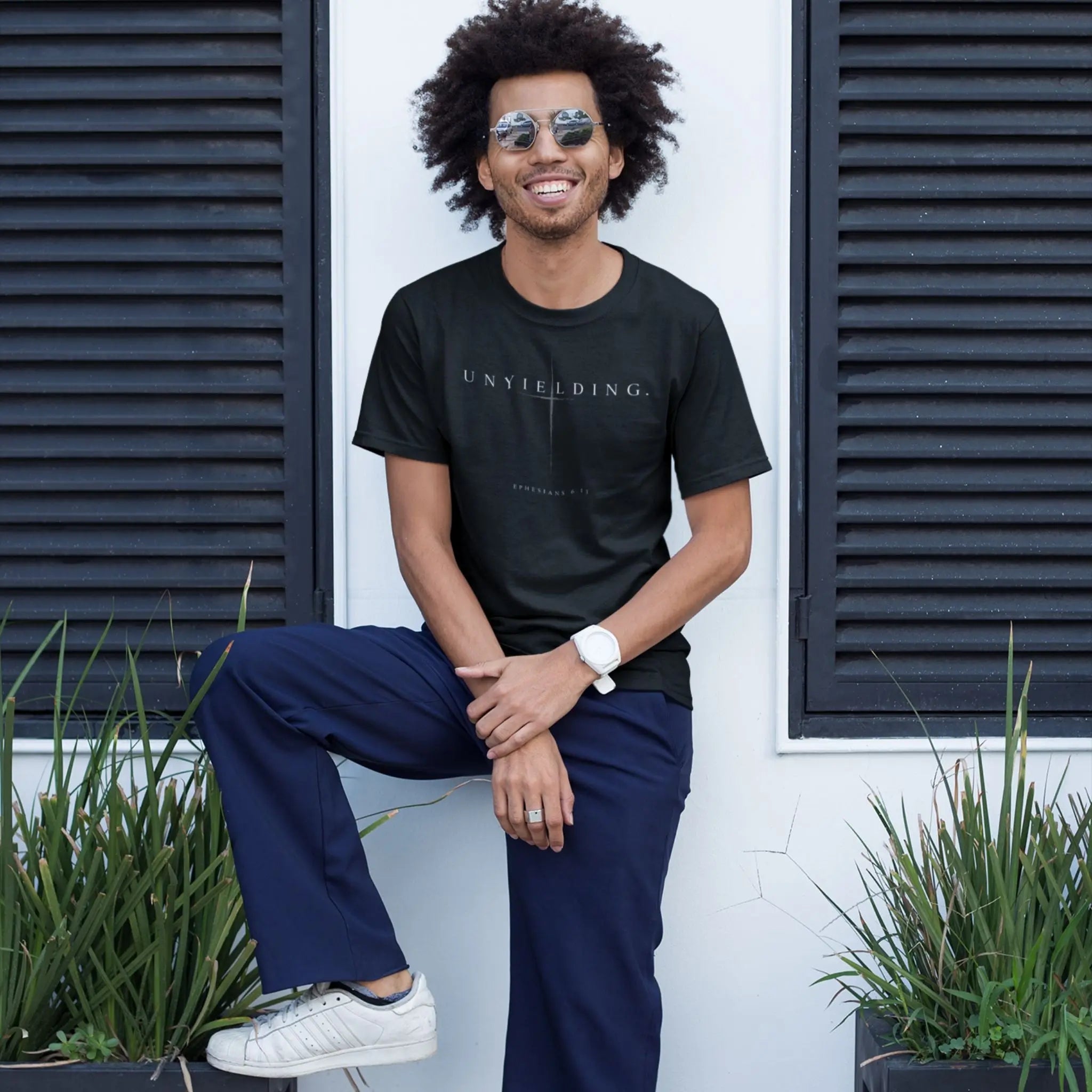 Unyielding Cross Tee - Crossroads Creations
