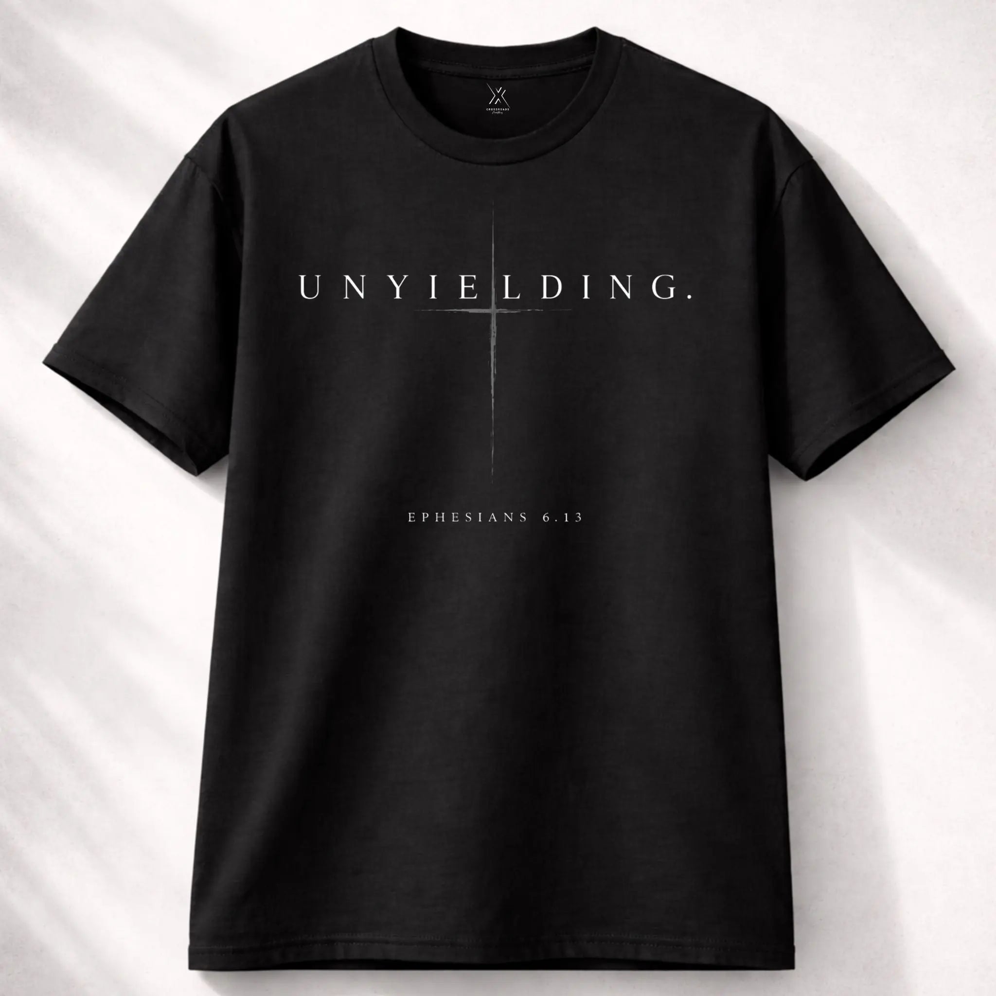 Unyielding Cross Tee - Crossroads Creations