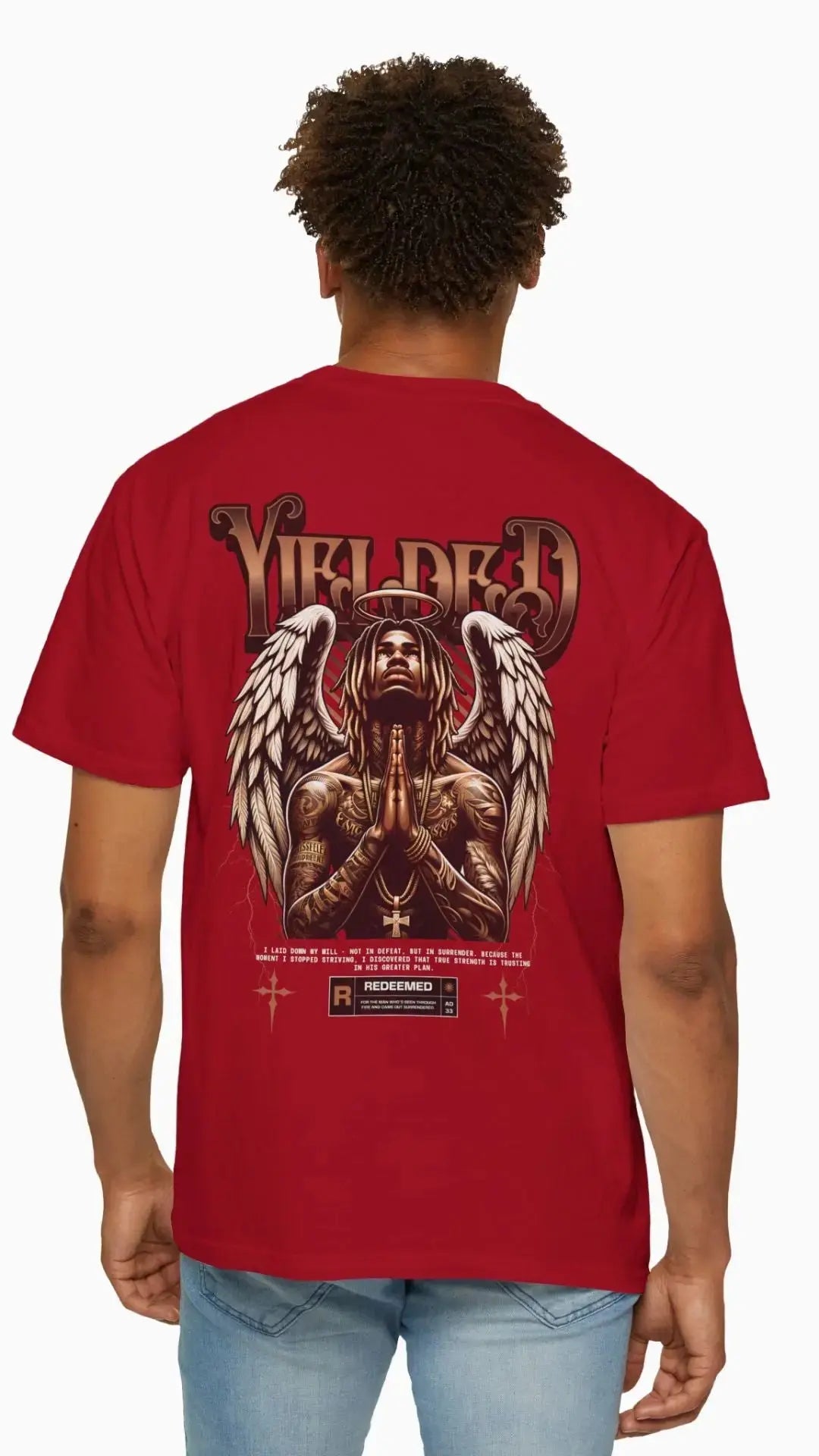 Yielded Redeemed Warrior Tee Printify