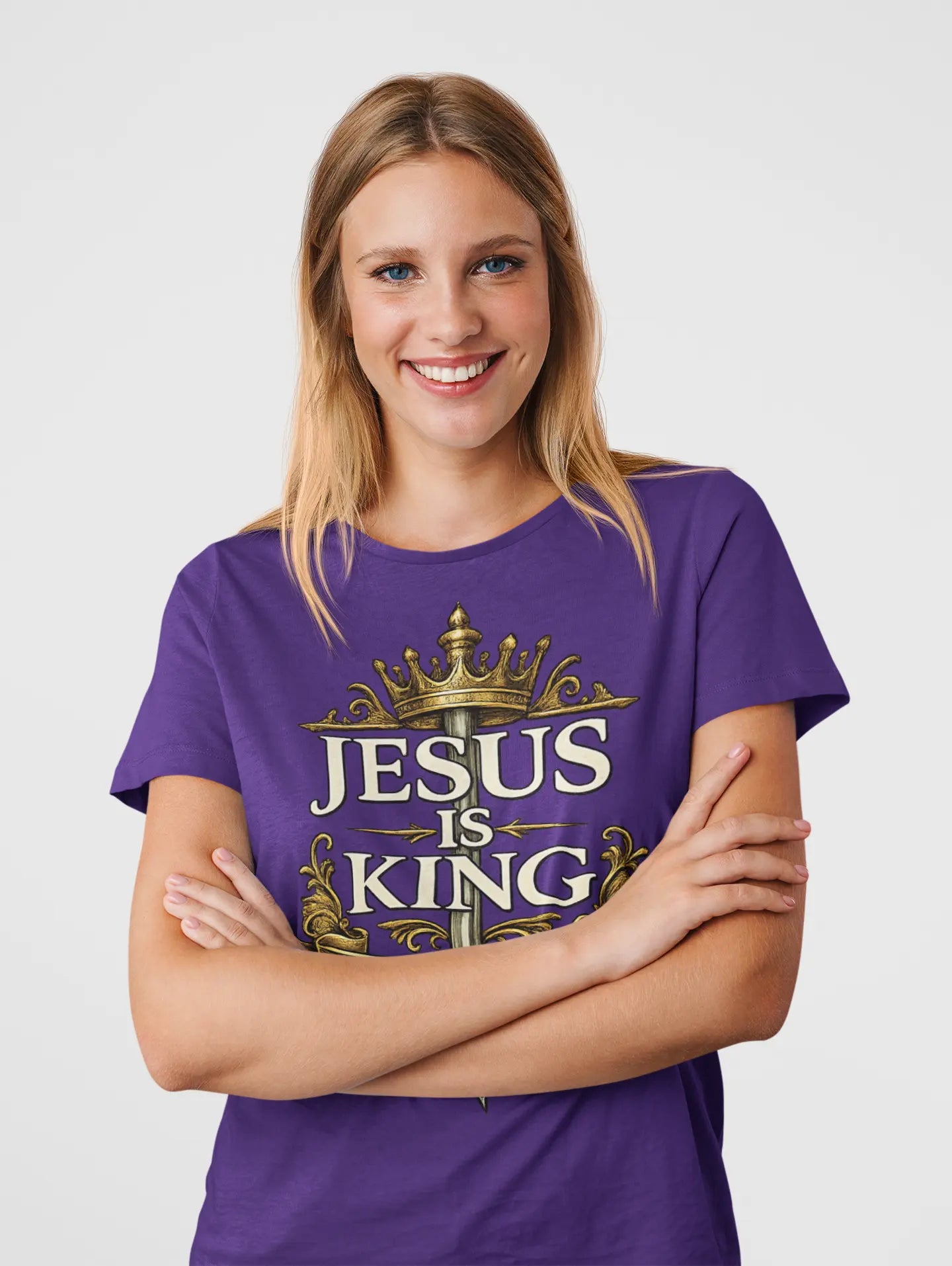 Jesus Is King Tee - Crossroads Creations