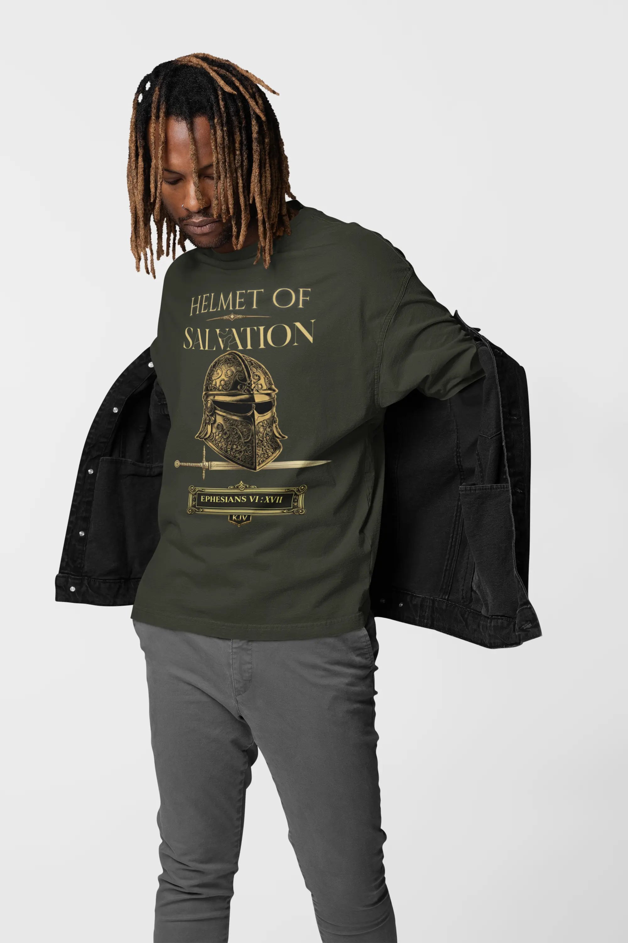 Helmet of Salvation Tee - Crossroads Creations