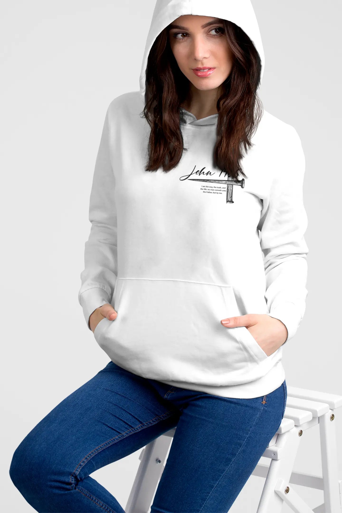 Led By Jesus Hoodie - Crossroads Creations