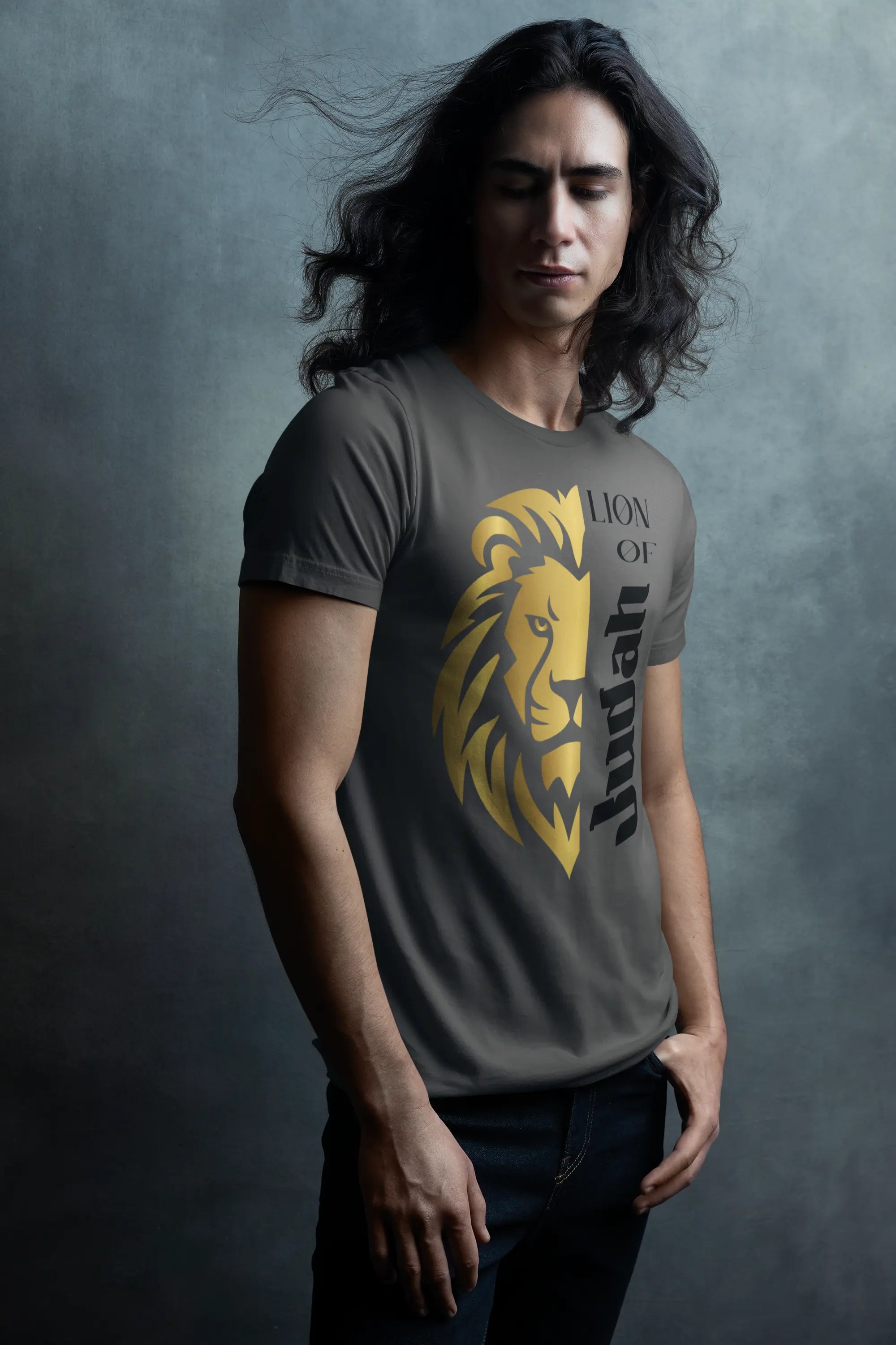 Lion of Judah Unisex Heavy Cotton Tee - Bold Graphic T-Shirt for Casual Style Printify