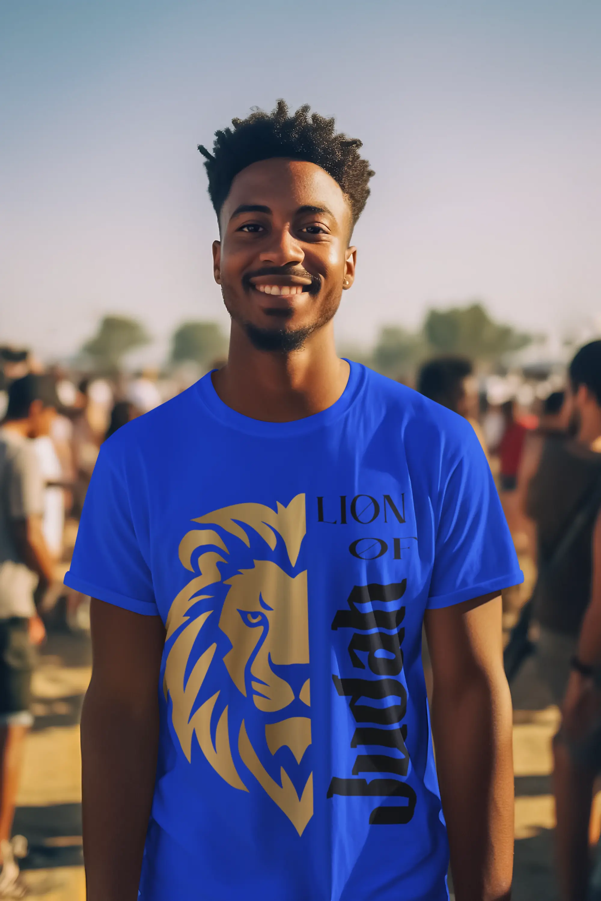 Lion of Judah Unisex Heavy Cotton Tee - Bold Graphic T-Shirt for Casual Style Printify