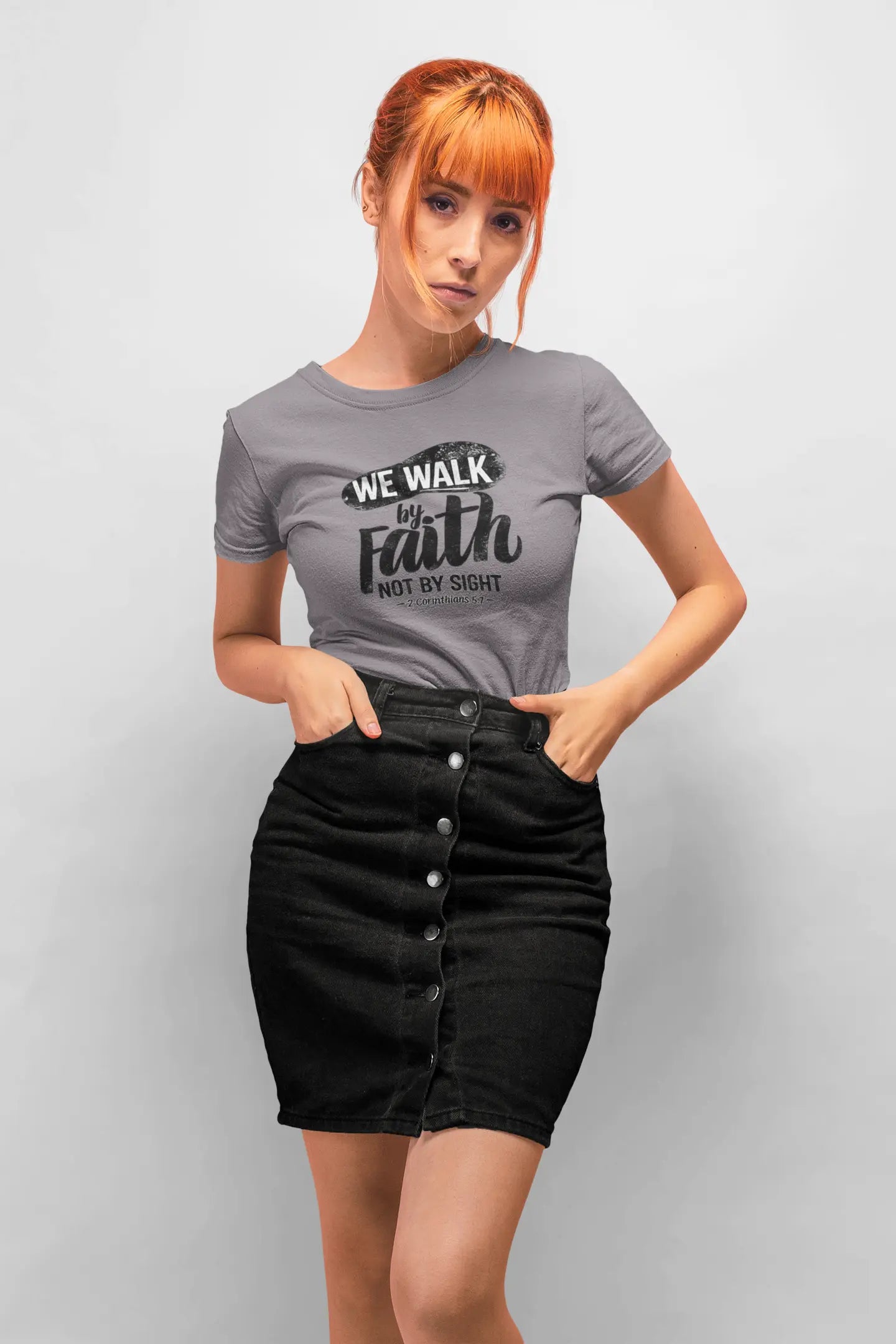 Walk by Faith Tee - Crossroads Creations