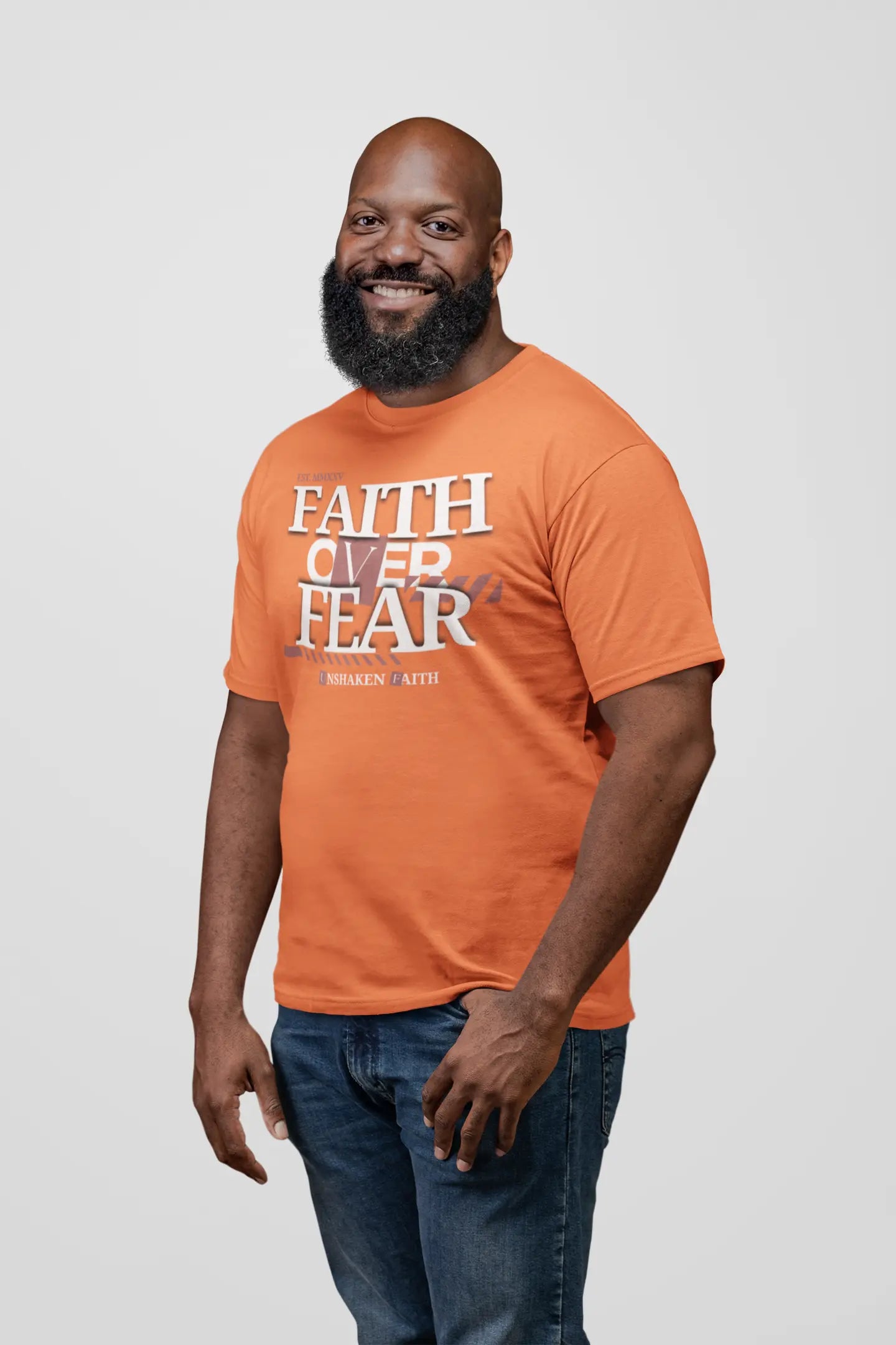 Faith Over Fear Tee - Crossroads Creations