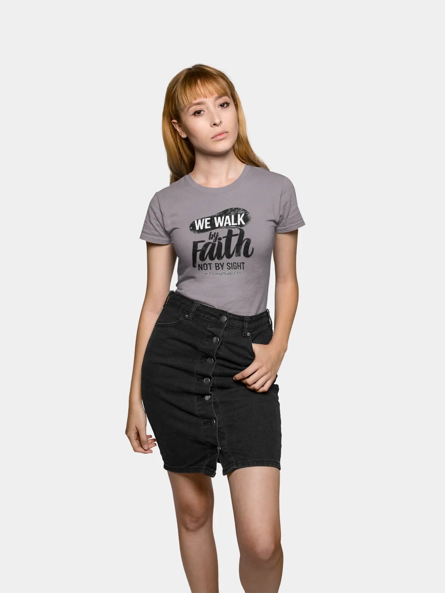 Walk by Faith Tee - Crossroads Creations